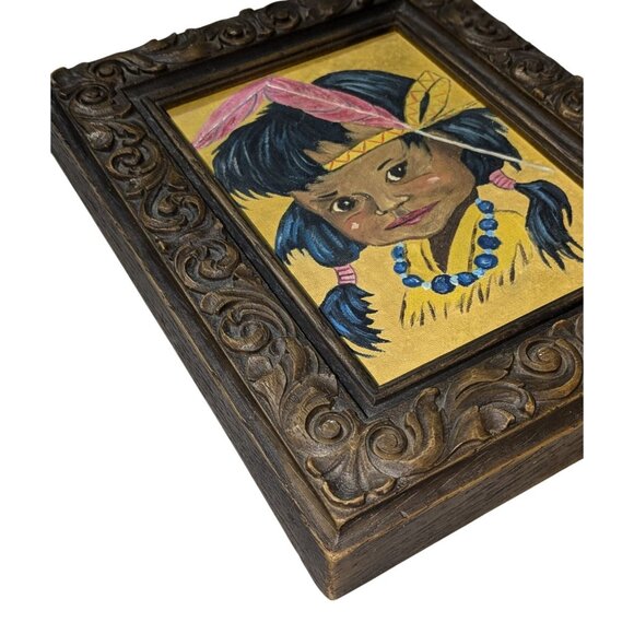 Art, Artist signed, Southwest, J. Lawton Acrylic paint Vintage - Picture 8 of 8